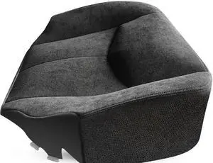 Paiying Left Driver Bottom Seat Cover Cloth Dark Gray For Chevy Silverado 2003-2006