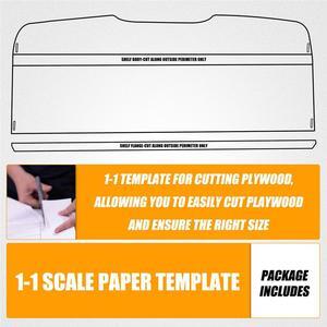 DIY Modified Headliner Shelf Kit For Mercedes Sprinter Van High Roof 2019-2022