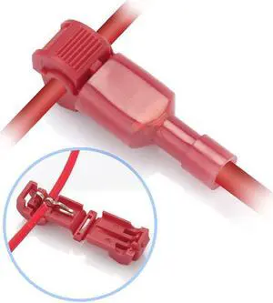 Paiying 220 Pcs T-Tap Electrical Wire Crimp Terminals Quick Splice Cable Connectors Kit
