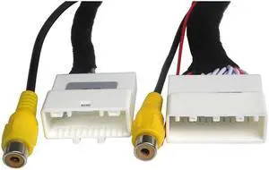 Paiying 28 Pins Front Backup Camera & 24 Pin Rear Camera Cable For Toyota Land Cruiser