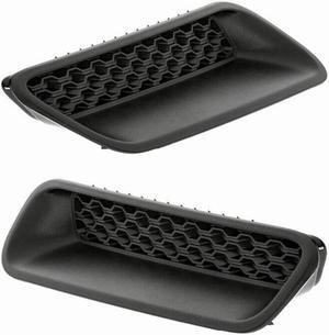 Acaigel 2Pcs Car Hood Scoop Inserts For 2009-2018 Dodge Ram 1500 68071012AA Left+Right