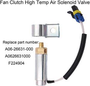 FYUU Fan Clutch High Temp Solenoid Valve For Freightliner Replace A06-26631-000