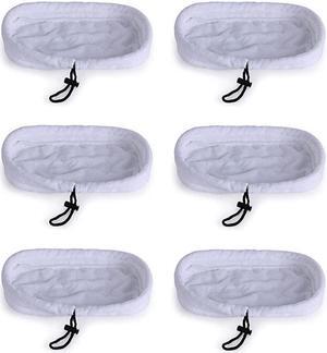 6 Pcs Household Appliance Replacement Pad For Matching Bissell Steam Mop 1867 / 720020 / 203-2158 / 2032158 / 3255