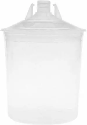 Acaigel 600ML Disposable Paint Cup & M16x1.5 Internal Thread Adapter For Auto Spray Gun