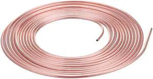 Acaigel 5/16" O.D. Brake Line Tubing Kit Oil Tube Hose Steel Zinc Copper Nickel 25 FT US