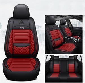 Luxury Fiber Leather Car SUV Seat Covers 5-Sits Front + Rear Cushions