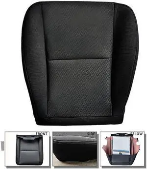 Replacement For 07-14 Chevy Silverado1500 2500HD Driver Bottom Cloth Seat Cover