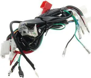 Furulu 1 Piece Motrocycle Electric Start Wiring For 47cc 49cc 50cc 70cc 90cc 110cc 125cc
