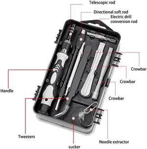 Yassdwbn 115 in 1 Screwdriver Set Notebook Computer Mobile phone Maintenance Disassembly
