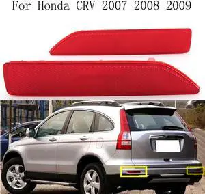 Paiying Left Right Rear Bumper Reflector Cover Insert For Honda CRV CR-V 2007 2008 2009 Paiying Left Right Rear Bumper Reflector Cover Insert For Honda CRV CR-V 2007 2008 2009