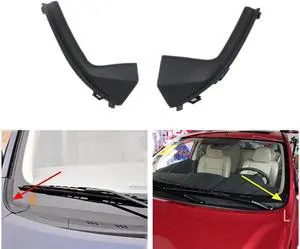 Front Windshield Grille Outer Cover Trim For 07-11 Nissan Versa Sedan Hatchback