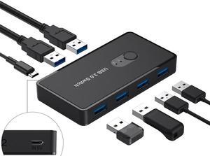 Acaigel Switch USB 3.0 Switcher For PC Printer Scanner Mouse Keyboard USB Switch