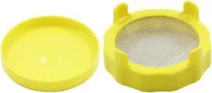 Sprouting Jars Lids Kit with Stainless Steel Screen for Wide Mouth Mason Jars
