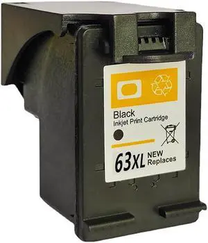 63 XL Ink Cartridge Black for HP OfficeJet 3830 4650 4655 5255 ENVY 4512 4516 4520