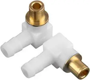 Yassdwbn 2Pcs Carburetor Fuel Elbow Hose Connector Fittings For BS 692317 493496 494451