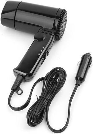 Foldable Vehicular Car Hair Blow Dryer Heat Blower DC12V 216W