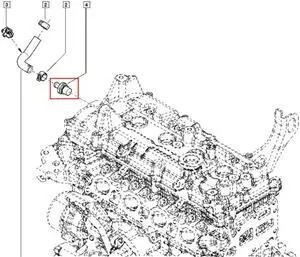 Yassdwbn PCV Control Valve For Nissan Versa 1.6L Versa Note 1.6L # 11810-5H71A 118105H71A Yassdwbn PCV Control Valve For Nissan Versa 1.6L Versa Note 1.6L # 11810-5H71A 118105H71A