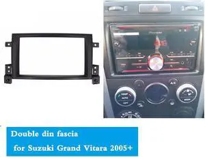 Acaigel 2Din Stereo Radio Fascia Panel Frame Mount Kit For 2005-2014 Suzuki Grand Vitara