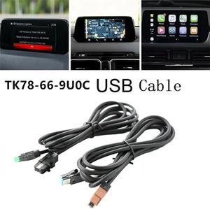 Furulu Car TK78-66-9U0C USB Cable Fit For Mazda 2 Mazda 3 Mazda 6 CX-3 CX-5 MX5