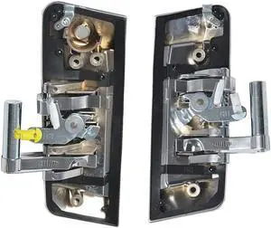 Furulu Black Exterior Door Handle Set 80607CD41E 80606CD01E For Nissan 350Z 2003-2009