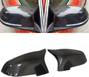 Carbon Fiber Style Rear View Mirror Cover Caps For BMW 51167308683 51167308684 Carbon Fiber Style Rear View Mirror Cover Caps For BMW 51167308683 51167308684