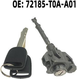 Paiying Left Side Door Lock Cylinder & 2 Keys For Honda CR-V CRV 2012-2016 72185T0AA01