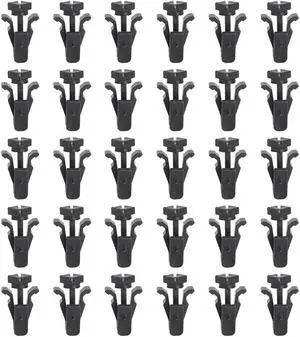 Acaigel 30Pcs 76882-0M060 Grille Bumper Cover Retainer Fasteners For Nissan
