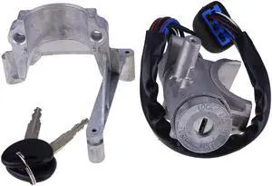Furulu Ignition Lock Switch Assembly W/2 Keys and Bracket For Hyundai Accent 2001-2005