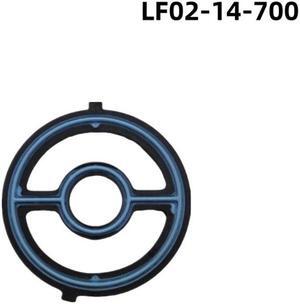 Yassdwbn Engine Oil Cooler Seal Gasket LF0214700 LF0214342 For Mazda 3 5 6 CX7 2.0L 2.3L
