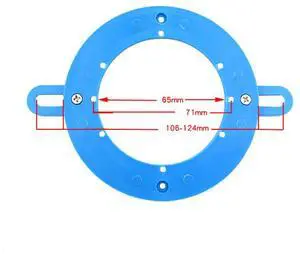 Paiying Mid-mounted Speaker Gasket Car Audio Modified Bracket To 2"Speaker Gasket
