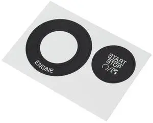 FYUU 1x Car Ignition Push Button Start Stop Repair Decal For Dodge Charger 2011-2014