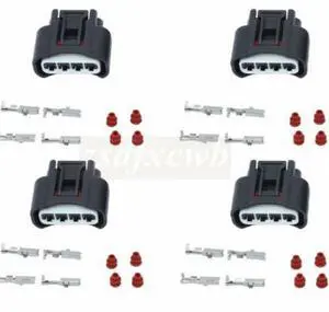 Yingshan 4 PCS Ignition Coil Plug Connector Kit For 90980-11885 Toyota Lexus Camry Yari