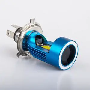 Yingshan 40W 6000K H4 LED Blue Angel Eyes Motorcycle Scooter Headlight Fog Lamp Head Lamp Yingshan 40W 6000K H4 LED Blue Angel Eyes Motorcycle Scooter Headlight Fog Lamp Head Lamp