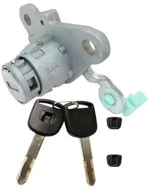 Paiying Left Driver Side Door Lock Cylinder w/Keys 72185-SLN-A01 For Honda Fit 2007-2008