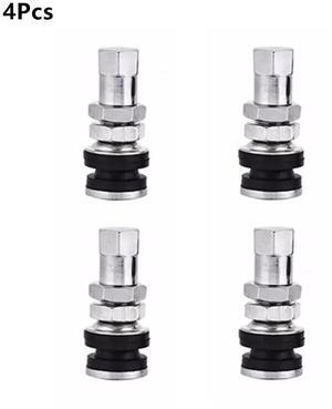 Furulu 4Pcs Tr161 Bolt In Tyre Valve Tire Metal Tubeless Clamp In Wheel Rim Rubber