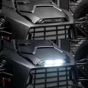 Yingshan LED Auxiliary Light Kit Daytime Running Light for Can-Am Ryker 600 900 Sport & Ryker Rally Edition All Models