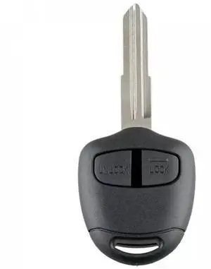 Furulu 2 Button Remote Key Shell with MIT11 Blade No Chip For Mitsubishi
