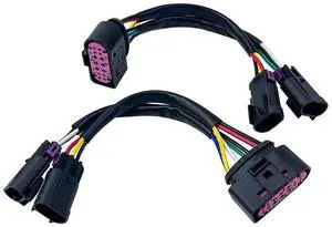 FYUU 2pcs Conversion Harness Kit Fit for Dodge Ram truck 1500 2500 3500 2009-2018