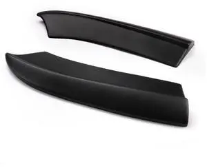 Yassdwbn 2x Matte Black Rear Bumper Lip Side Splitter Aprons For Dodge Charger 2015-2023