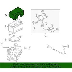 Yingshan Battery Cover KL3Z-10A687-A For Ford Yingshan Battery Cover KL3Z-10A687-A For Ford