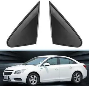 Acaigel Pair Front Mirror Triangle Molding Left Right Side For Chevrolet Cruze 2009-2014
