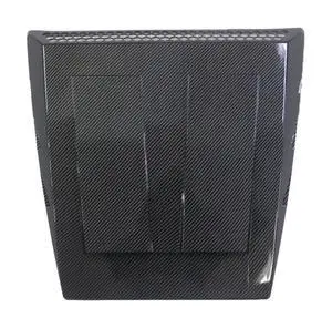 Paiying Universal Carbon Fiber Look Car Hood Decorative Stickers Air Outlet Cover Trim