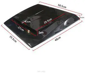 Acaigel Universal Car Exterior Hood Vent Scoop Cover  Air Intake Grille Inlet Trim