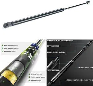 Yingshan Front Hood Lift Supports Shocks Struts for Jeep Grand Cherokee WK2 Dodge 11-22