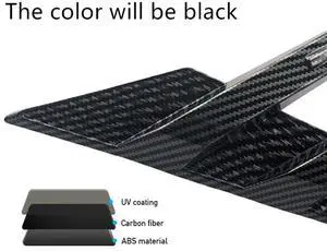 Yingshan Car Rear Windshield Sticker Side Spoiler Splitter Trim Triangle Louver Window Sunshade Windshield