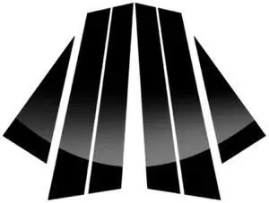 Paiying 6Pcs Glossy Black Pillar Post Window Covers Trim For Chevrolet Captiva 2009-2018 Paiying 6Pcs Glossy Black Pillar Post Window Covers Trim For Chevrolet Captiva 2009-2018