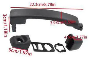 Yassdwbn 806075963R Left/Right Sliding Door Handle For Renault Master