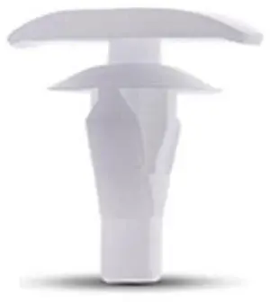 Yingshan 50pcs 909120023 Weatherstrip Retainer Clips For Toyota, White