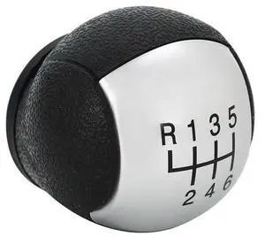 Paiying 6 Speed Manual Gear Shift Knob Silver Replace For Ford Transit Van MK7 2006-2014