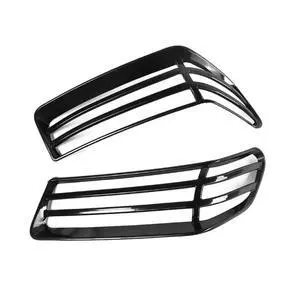 Furulu Black-Front Wheel Eyebrow Lamp Cover For Jeep Wrangler JL,JT 2018-2022